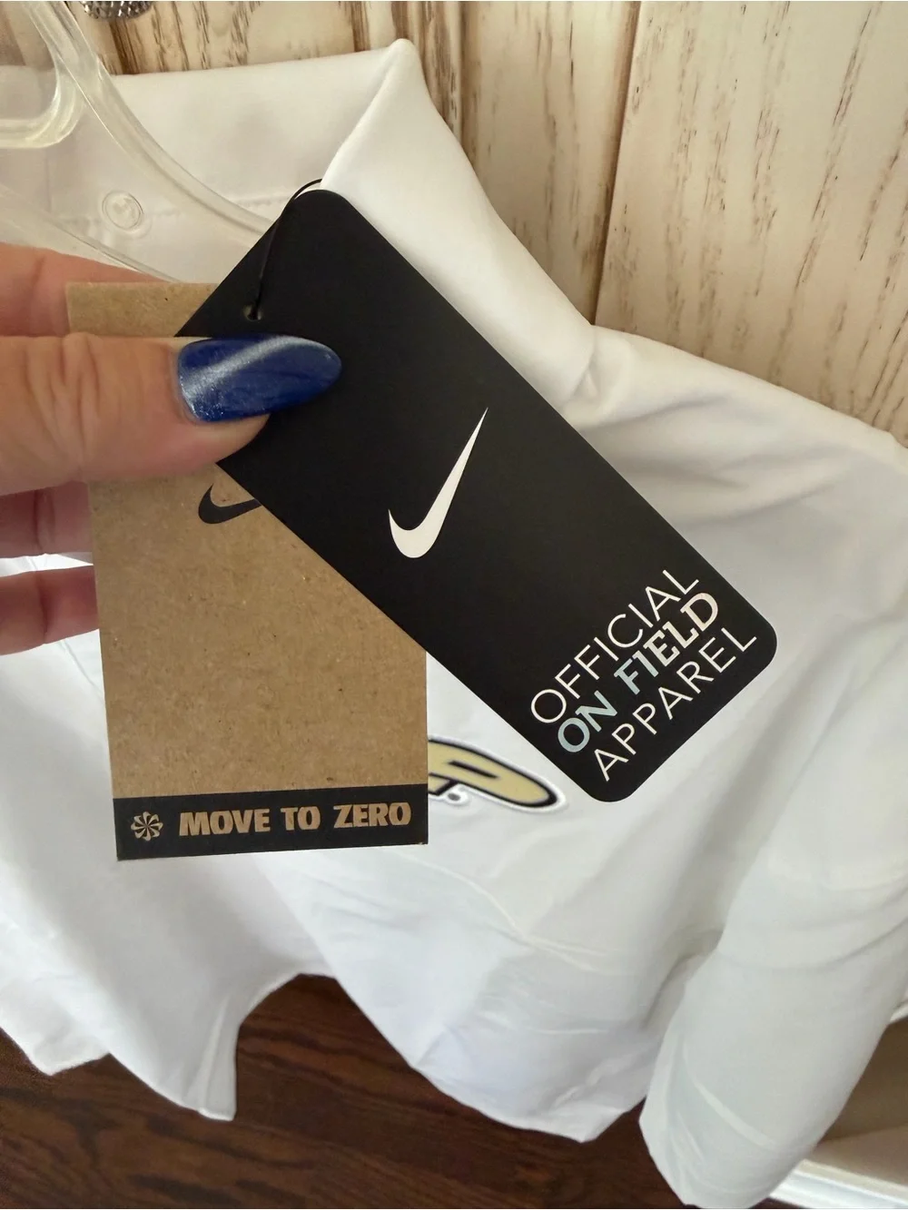 Nike Purdue Boilermakers Woven Polo